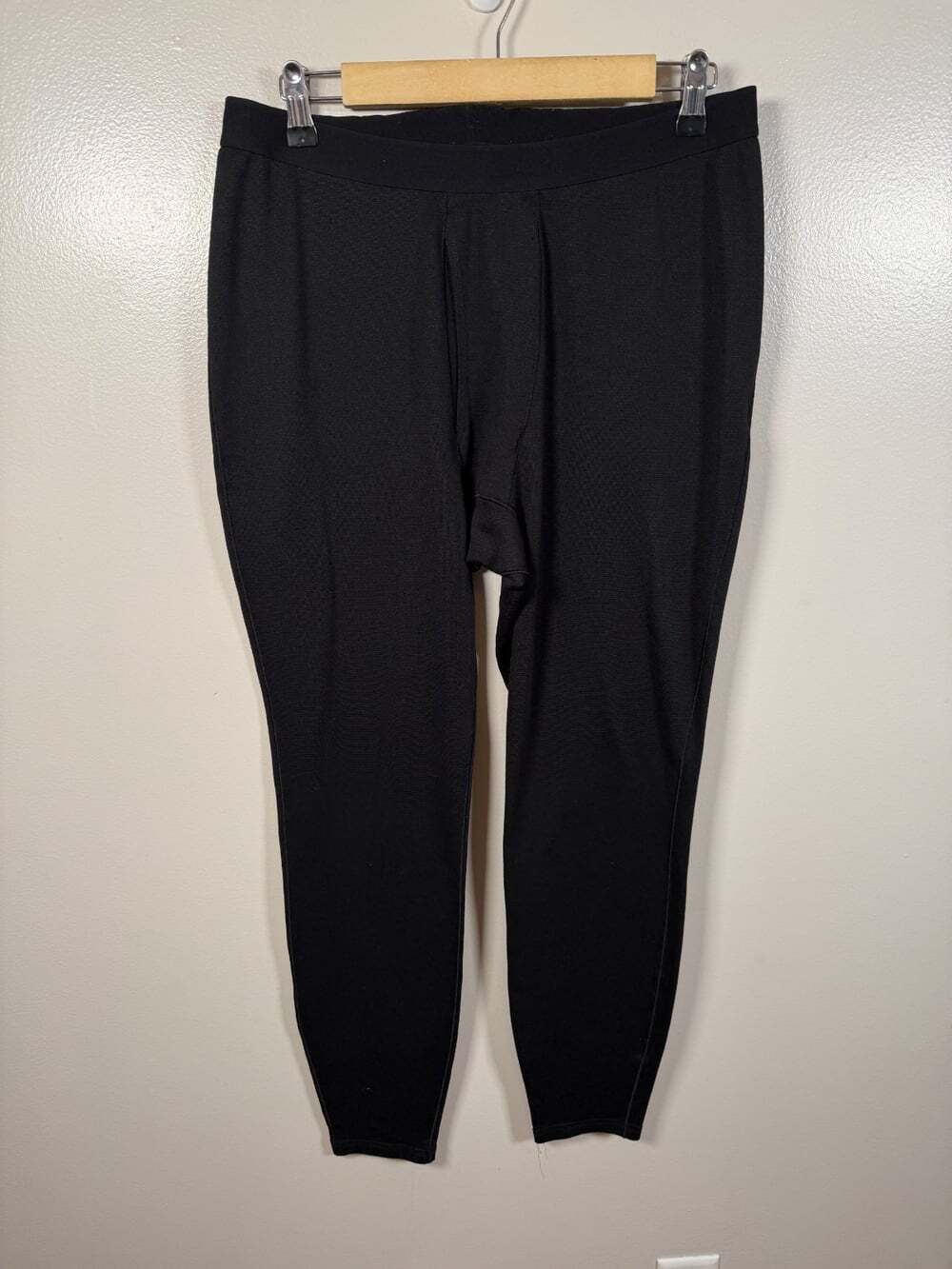Patagonia Capilene Base Layer Bottoms Mens Size Large Black Outdoor Hiking